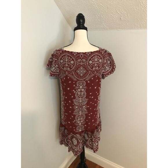 Anthropologie Feather Bone Ynez Eyelet Tunic Dress - Size Medium - Picture 4 of 10